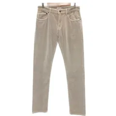ボリオリ BOGLIOLI ベロア スリムパンツ ストレート 30 ベージュ系 /UO ■GY62のサムネイル