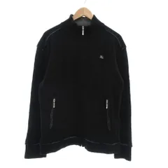 バーバリーブラックレーベル BURBERRY BLACK LABEL ドライバーズニット ジャケット ジップアップカーディガン 3 黒 ブラック /UO ■GY61