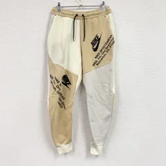 古着 used　NIKE　ナイキ　スウェットパンツ　マルチカラー　ベージュ　Mサイズ