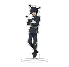 キャラアクリルフィギュア「終わりのセラフ×サンリオキャラクターズ」01/百夜優一郎×ポチャッコ 描き下ろしイラスト 新品未開封品のサムネイル