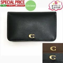 新品 COACH コーチ コインケース CR990 レディース カードケース ブティックライン エッセンシャル スリム ミニ財布 カラー2色