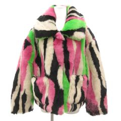 Desigual デシグアル 140 150 マルチカラー ファー コート - メルカリ
