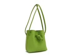 ■極美品■ VASIC ヴァジック ボンド ミニミニ レザー ハンドバッグ ショルダーバッグ 肩掛け レディース グリーン系 FP5878
