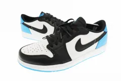 ナイキ NIKE AIR JORDAN 1 RETRO LOW OG Black and Dark Powder Blue UNC エアジョーダン1 ロー OG ブラック アンド ダークパウダーブルー CZ0790-104 27 ブルー ▲■260303
