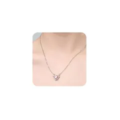 【新品】 [Mesaro] ネックレス レディース チェーン シンプル 長さ調節可能 ブランド 金属アレルギー対応 キラキラ 蝶 踊るハート 五芒星 シルバー ピンクゴールド 人気 おしゃれ アクセサリー お誕生日 ギフト プレゼント 0