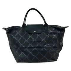 LONGCHAMP(ロンシャン) ハンドバッグ - 黒 レザー