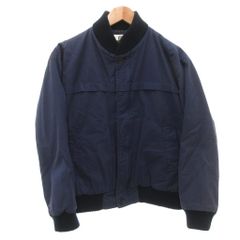 グッドイナフ GOODENOUGH 90s ヴィンテージ ダービージャケット ブルゾン ニット切替 S 紺 ネイビー /FF ■GY62