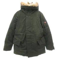ビクトリノックス VICTORINOX プリマロフト ダウンジャケット フェイクファー付きフード ロゴ L カーキ ■GY61 /TZのサムネイル