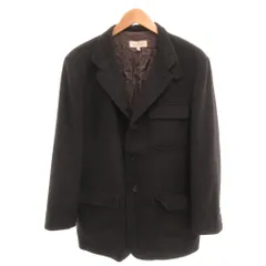 エルメネジルドゼニア Ermenegildo Zegna テーラードジャケット カシミヤ シングル 段返り3つボタン S ダークグレー /YJ ■GY58