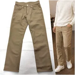 美品 EDWIN 暖パン W29 ベージュ 裏起毛 【素肌が喜ぶ極上の暖かさ】  秋冬　エドウィン 503 ストレッチ 日本製 FW503 速乾 プレミアウォーム