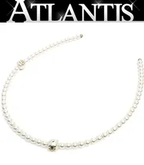 【広尾店】シャネル CHANEL パールカチューシャ B17 【18305】のサムネイル