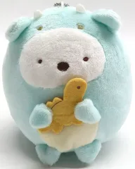 【中古】ぬいぐるみ しろくま きょうりゅうになりきりボールチェーン付きぬいぐるみ 「すみっコぐらし」 モーリーファンタジー限定
