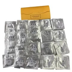 186005 新品未使用 L'OCCITANE ロクシタン ホワイトインフュージョンセラム＆ジェルクリーム　ホテルスキンケアセット　約100点まとめ売り