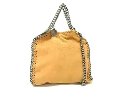 STELLA McCARTNEY ステラ マッカートニー ハンドバッグ ファラベラ タイニー トートバッグ 391698 W9132 ブラウン系 エコレザー レディース 2WAY ショルダーバッグ シルバー金具