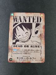 ワンピース】モンキー・D・ルフィ SEC 手配書 SP OP13-118 パラレル