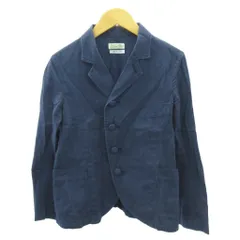 ビームスボーイ BEAMS BOY シャツジャケット ブルゾン コーデュロイ 長袖 紺 ネイビー 1112 ■YHS7