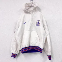 古着 used　90s　Holloway　ホロウェイ　プルオーバージャケット　アノラックパーカー　ヴィンテージ　白　ホワイト　Lサイズ【値引き交渉OK！】