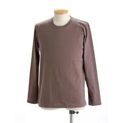 長袖 Tシャツ XXL チャコール ユニセックス 綿100％ 吸水性 柔らかい ロンT 長袖Tシャツ ロンティ ロングスリーブ