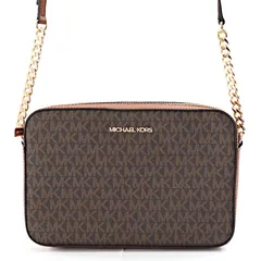 【新品】マイケルコース ショルダーバッグ レディース ブラウン シンプル 斜めがけ MICHAEL KORS 35f8gttc3bbr