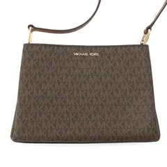 【新品】マイケルコース ショルダーバッグ 35H1G9TC8B-BROWN ブラウン シグネチャー柄 レディース MICHAEL KORS