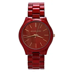 【新品】【１年保証】マイケルコース 腕時計 SLIM RUNWAY MK3895 レッド 42MM メンズ レディース ユニセックス MICHAEL KORSのサムネイル