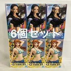 未開封 ワンピース GLITTER&GLAMOURS ナミ ロビン フィギュア 6個セット SF3125 c099