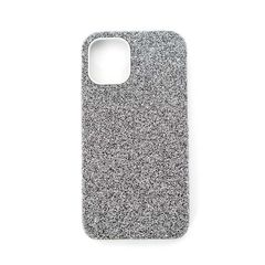 SWAROVSKI シルバー グリッター スマホケース iPhone14対応 - メルカリ