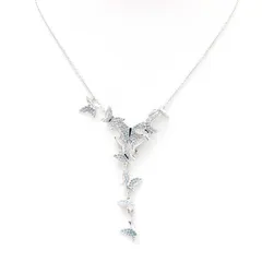 【新品】ネックレス レディース シルバー ブルー スワロフスキー Lilia リリア SWAROVSKI 5662179 Y字型ネックレスのサムネイル