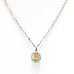 【新品】スワロフスキー ネックレス Chroma 5648447 シルバー ブルー レディース SWAROVSKI