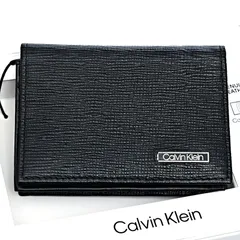 【新品】カルバンクライン カードケース 31CK200003-BK ブラック レザー シンプル メンズ CALVIN KLEIN