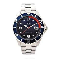 【新品】【１年保証】腕時計 ビジネス 防水 カレンダー カジュアル ice watch アイスウォッチ 17324  ICE steel アイススティール シルバー ブルー ステンレス メンズ ラージ 並行輸入品 新生活のサムネイル