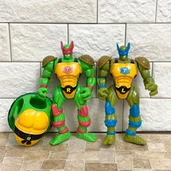【希少】ミュータントタートルズ スーパータートルズ 超人伝説 ラファエロ レオナルド TMNT タカラ playmates プレイメイツ Mirage Studios レア 当時もの アメコミ