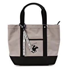 【新品】ビバリーヒルズポロクラブ トートバッグ BH1008N-GRBKBK グレー ブラック レディース メンズ BEVERLY HILLS POLO CLUB