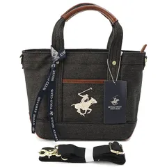 【新品】ビバリーヒルズポロクラブ トートバッグ レディース BH1006N ブラック アイボリー BH1006N-DBKDBKIV BEVERLY HILLS POLO CLUBのサムネイル