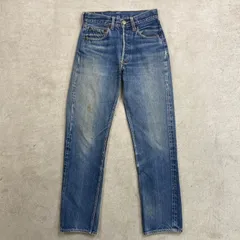60年代 USA製 Levi's リーバイス 501 BIG E ストレート デニムパンツ メンズW26相当 レディース 古着 60s ヴィンテージ VINTAGE アメカジ ジーンズ 良色落ち 縦落ち ヒゲ 青色