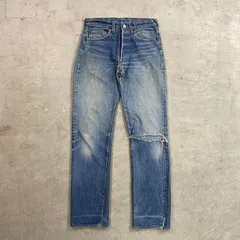 80年代 USA製 Levi's リーバイス 501 0117 赤耳モデル ストレートデニムパンツ メンズW30相当 古着 80s ヴィンテージ VINTAGE アメカジ ジーンズ RED LINE 
