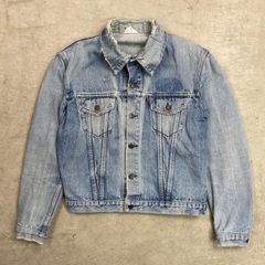 70's後期 ビンテージ Lee 黒タグ デニムジャケット Gジャン 猫目ボタン