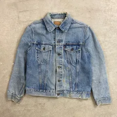 80年代 Levi's リーバイス デニムジャケット メンズL相当 古着 80s ヴィンテージ VINTAGE アメカジ 青色