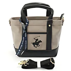 【新品】ビバリーヒルズポロクラブ トートバッグ BH2006N-GRBKBK グレー ブラック レディース メンズ BEVERLY HILLS POLO CLUB