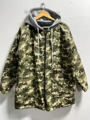 100-105 THE BRANDS カモフラージュ ミリタリー フード アウター 正規品