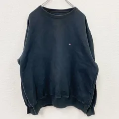古着 used　TOMMY HILFIGER　トミーヒルフィガー　スウェット/トレーナー　黒　ブラック　Mサイズ【値引き交渉OK！】