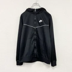 古着 used　NIKE　ナイキ　フルジップジャージパーカー/フーディー　黒　ブラック　XLサイズ【値引き交渉OK！】
