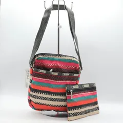 レスポートサック ショルダーバッグ 限定商品 ポーチ付き 鞄 カバン ブランド レディース マルチカラー LeSportsac 【中古】