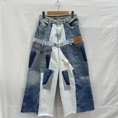 古着 Levis リーバイス USA製 再構築 デニム リメイク パンツ フレア ワイド メンズ - ISItems【USED】【古着】【中古】50154343