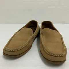 ◆ REGAL リーガル モカシン ヌバックレザー スリッポン ビジネスシューズ ブラウン系 26.5cm 中古品