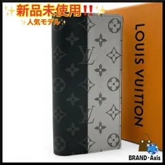 【新品未使用】ルイヴィトン Louis Vuitton 二つ折り長財布 ポルトフォイユ・ブラザ モノグラム･エクリプス