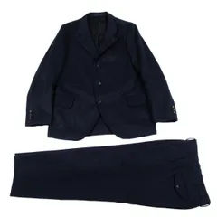 コムデギャルソン オムプリュスCOMME des GARCONS HOMME PLUS ポリピリングセットアップ 紺M