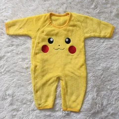 ピカチュウ　ベビーオール　ロンパース　60-70
