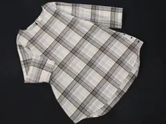 Golden Bear ゴールデンベア 大きいサイズ チェック チュニック ブラウス シャツ sizeLL/グレーｘアイボリーｘ緑 ■◇ レディース