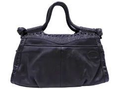 IBIZA イビザ レザー ハンド バッグ 黒 ■■ レディース